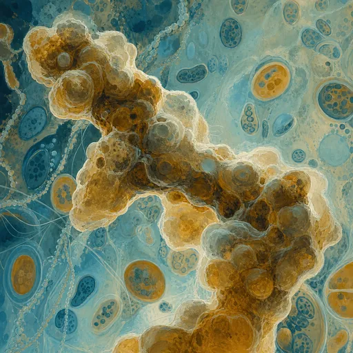 Synthetic Protein molecular view