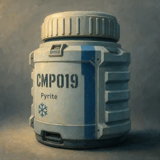Pyrite packaged