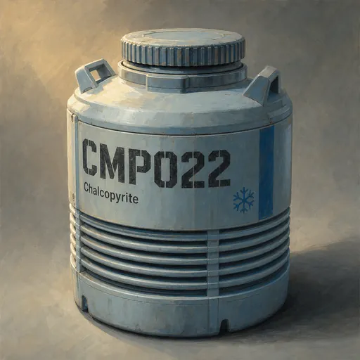 Chalcopyrite packaged