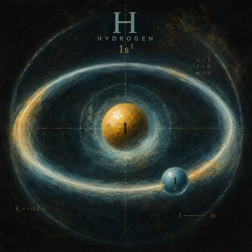 Hydrogen molecular view