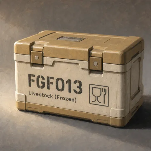 Livestock (Frozen) packaged