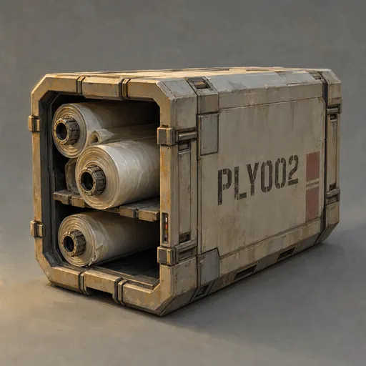 Fluoropolymer packaged