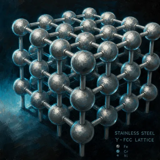Stainless Steel molecular view