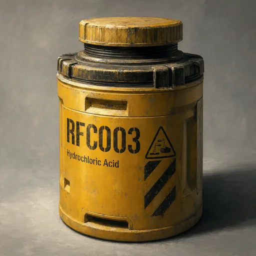 Hydrochloric Acid packaged