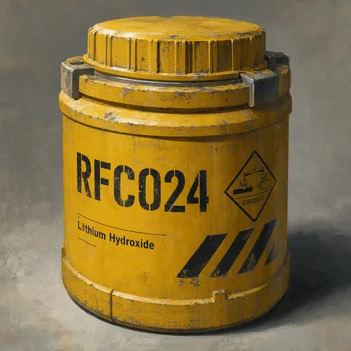 Lithium Hydroxide packaged