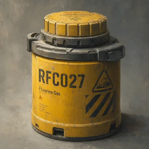 Fluorine Gas packaged
