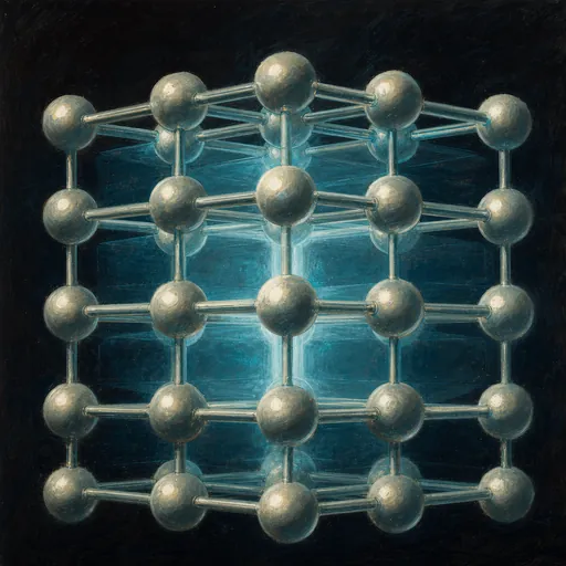 Aluminum Ingot molecular view