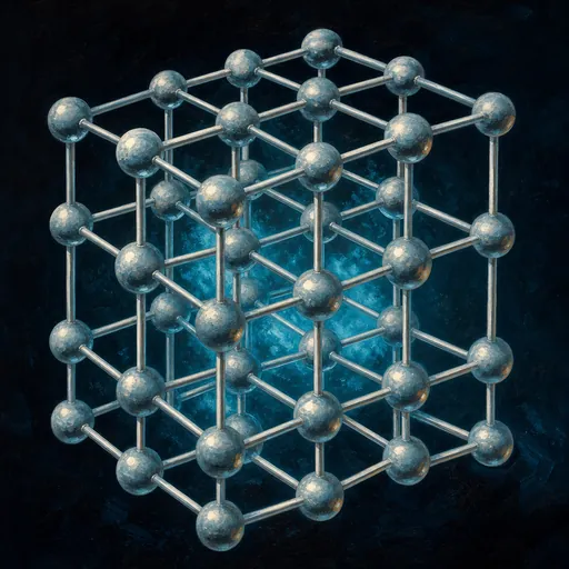 Titanium Ingot molecular view
