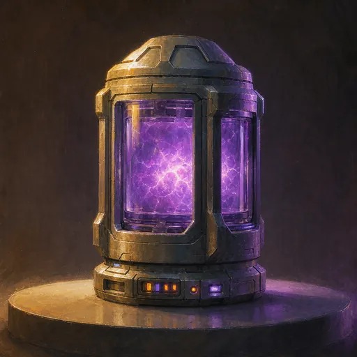 Contained Antimatter sample